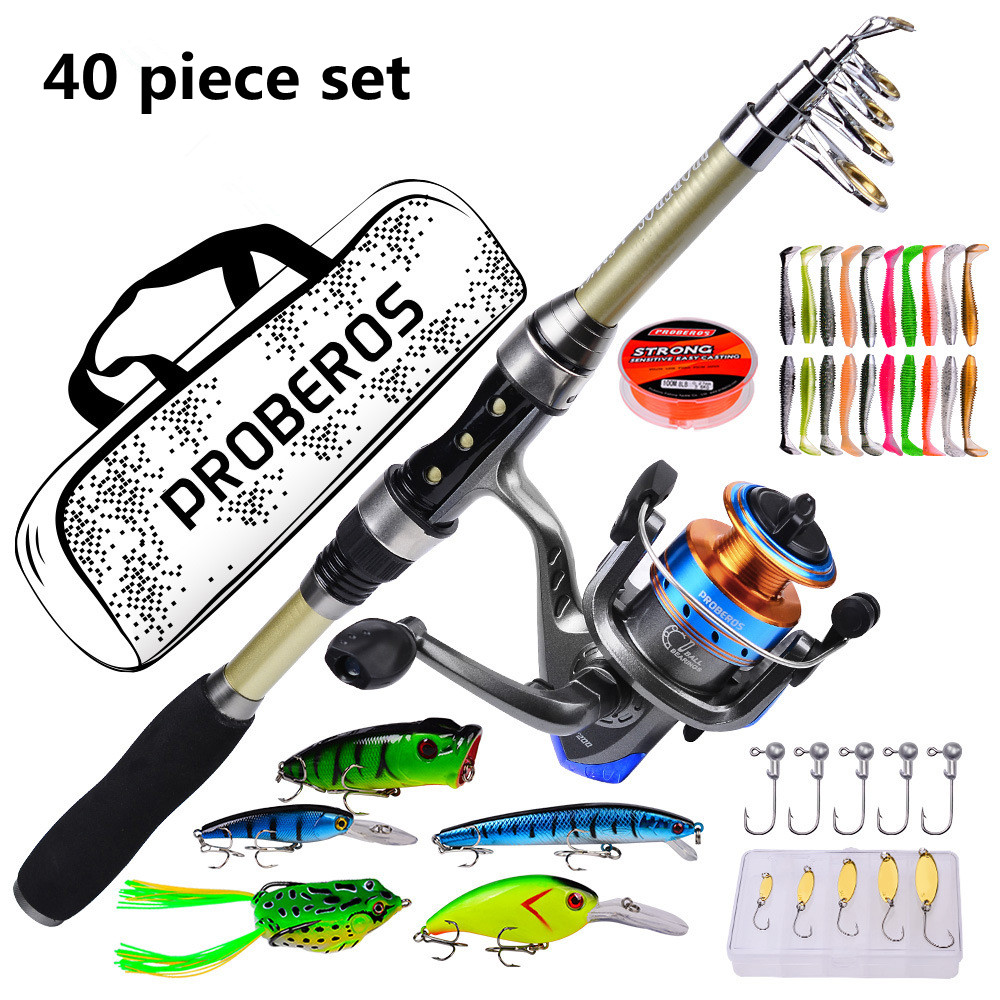 Fly Fishing Set - 새로운 바다낚싯대 40개 세트, 원거리 낚싯대,