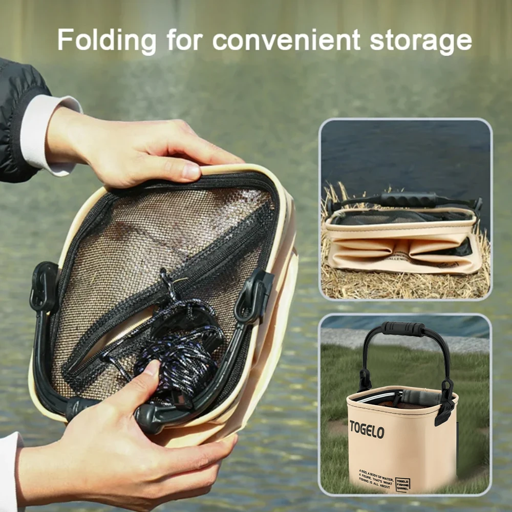 Fishing Equipment Net - 야외 낚시 양동이 접이식 휴대용 그물망