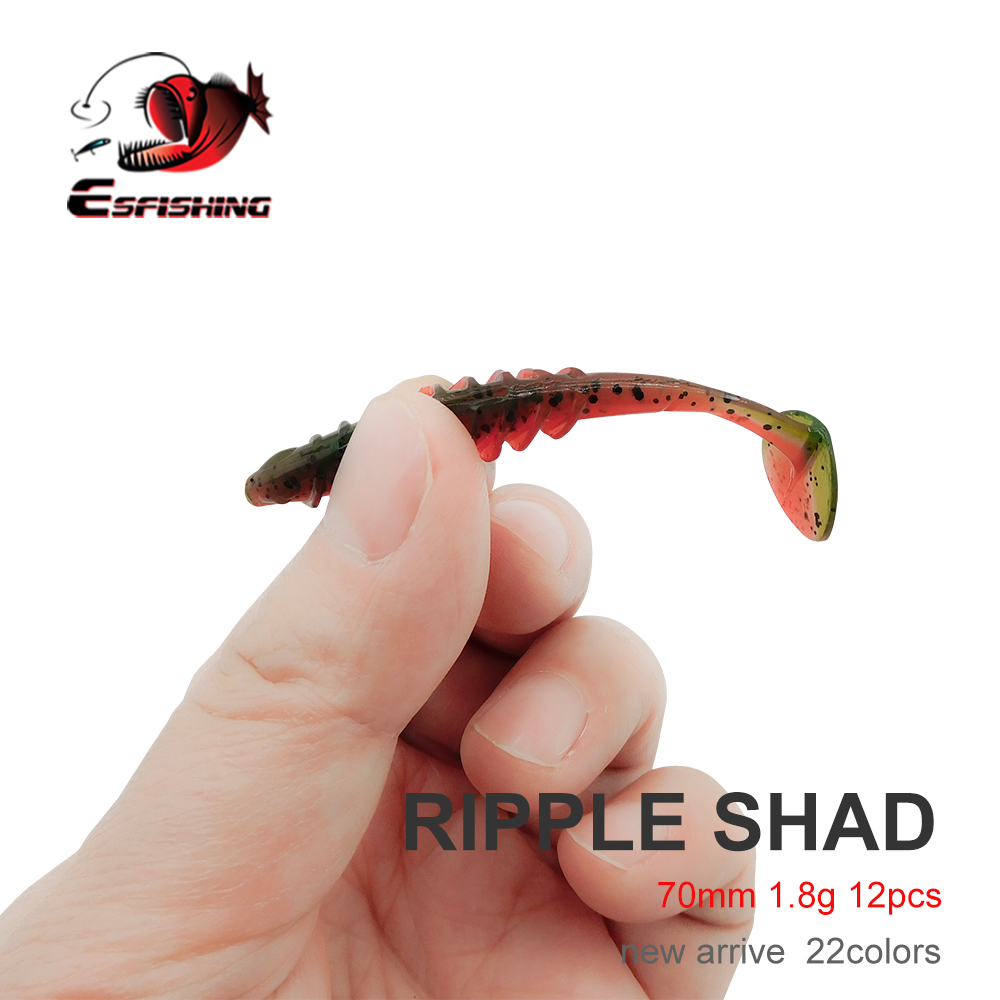 ESFISHING 소프트 낚시 루어 70MM 리플 쉐드 - Fishing Equipment Ebay 리뷰 및 가격