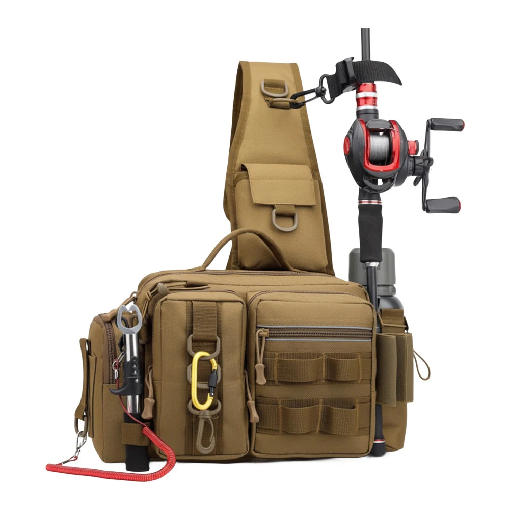 낚싯대 홀더가 있는 낚시 배낭 조절 가능한 넓은 어깨끈 - Fishing Backpack 리뷰 및 가격