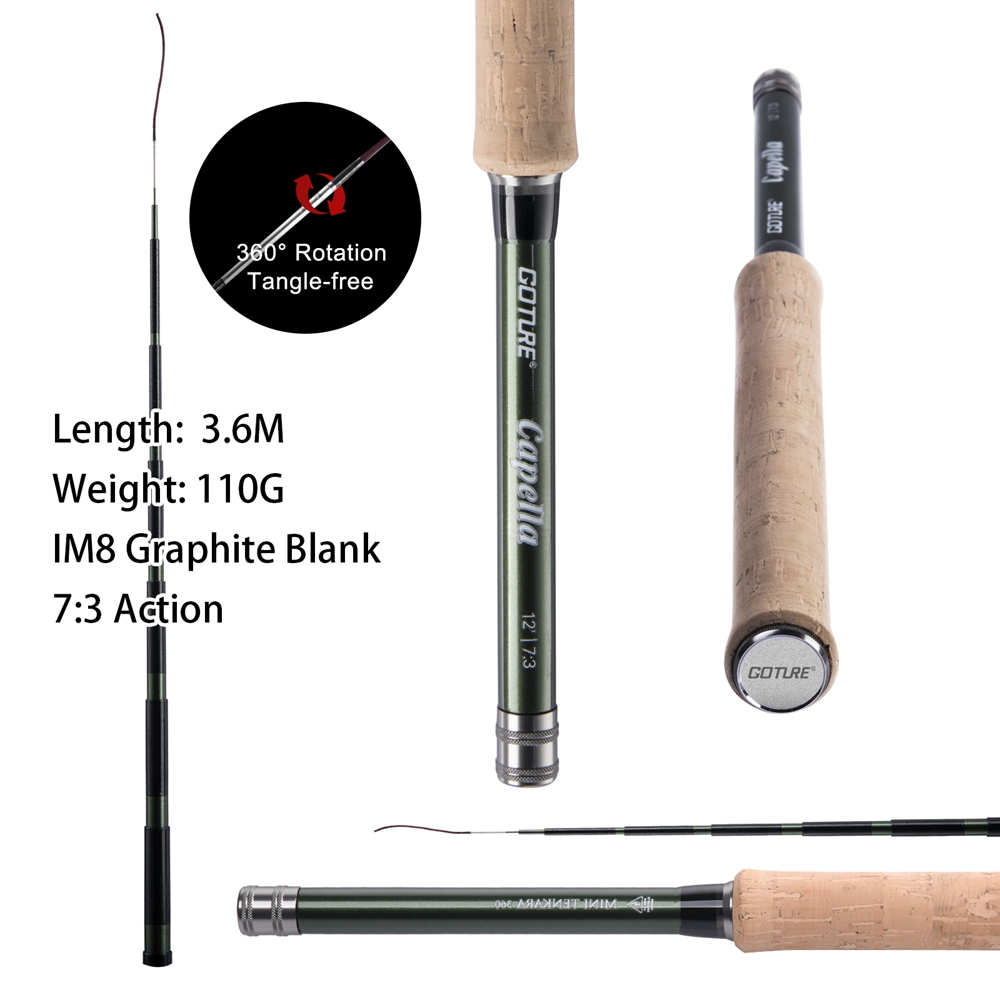 Goture Tenkara 플라이 낚싯대 콤보 3.6m - Fly Fishing Set 리뷰 및 가격