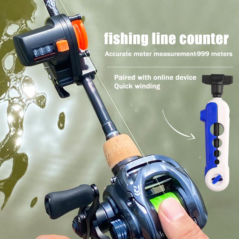 측정 카운터 0-999M 낚시 도구 낚시 장비 카운터  - Fishing Equipment Holder 리뷰 및 가격