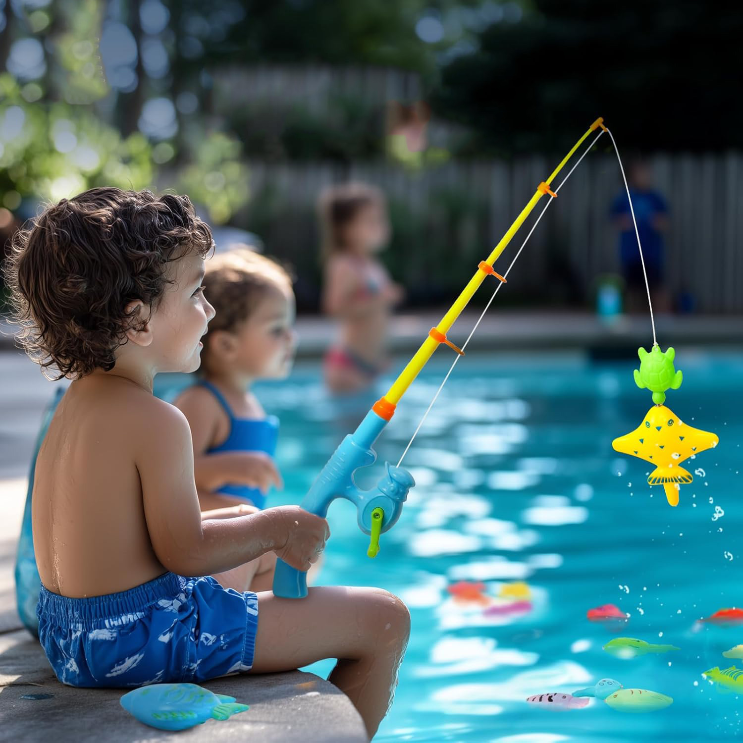 어린이 욕조 낚시 장난감 수영장 물놀이 물고기 장난감  - Fishing Equipment For Kids 리뷰 및 가격