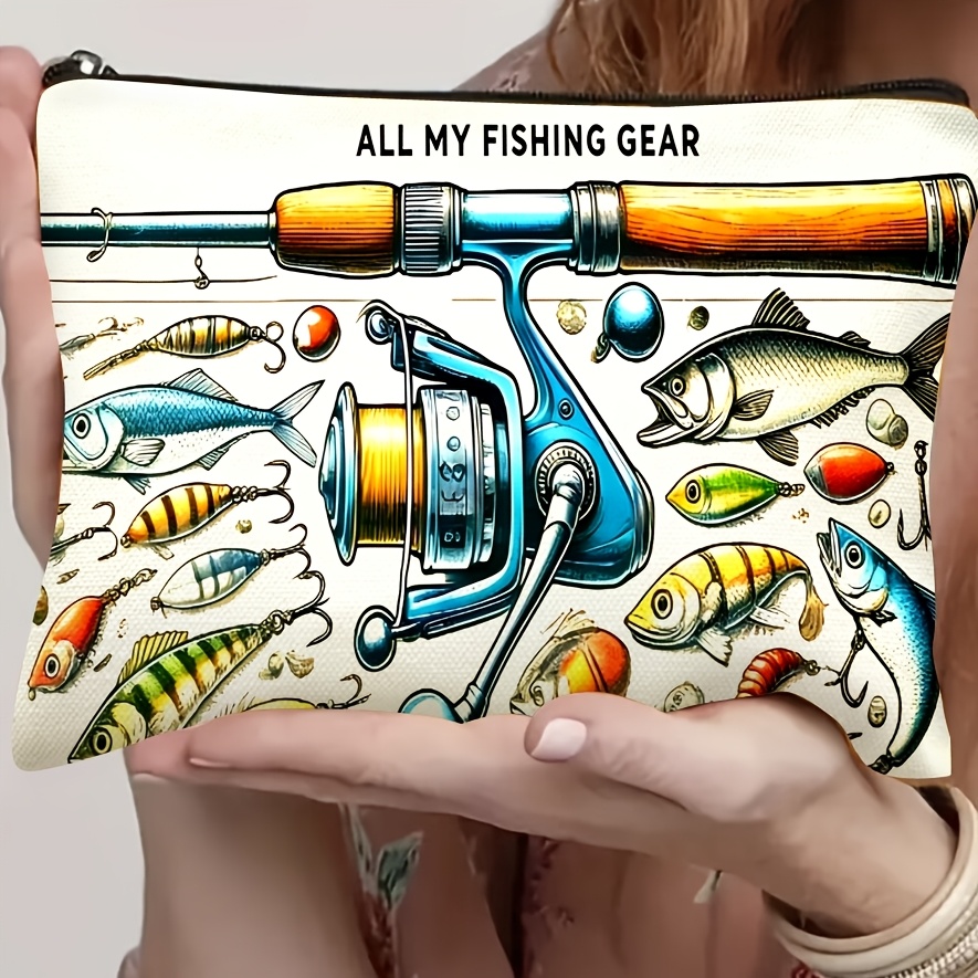 1개입 낚시 장비 화장품 가방 - 여성용 다기능 지퍼  - Fishing Gear 리뷰 및 가격