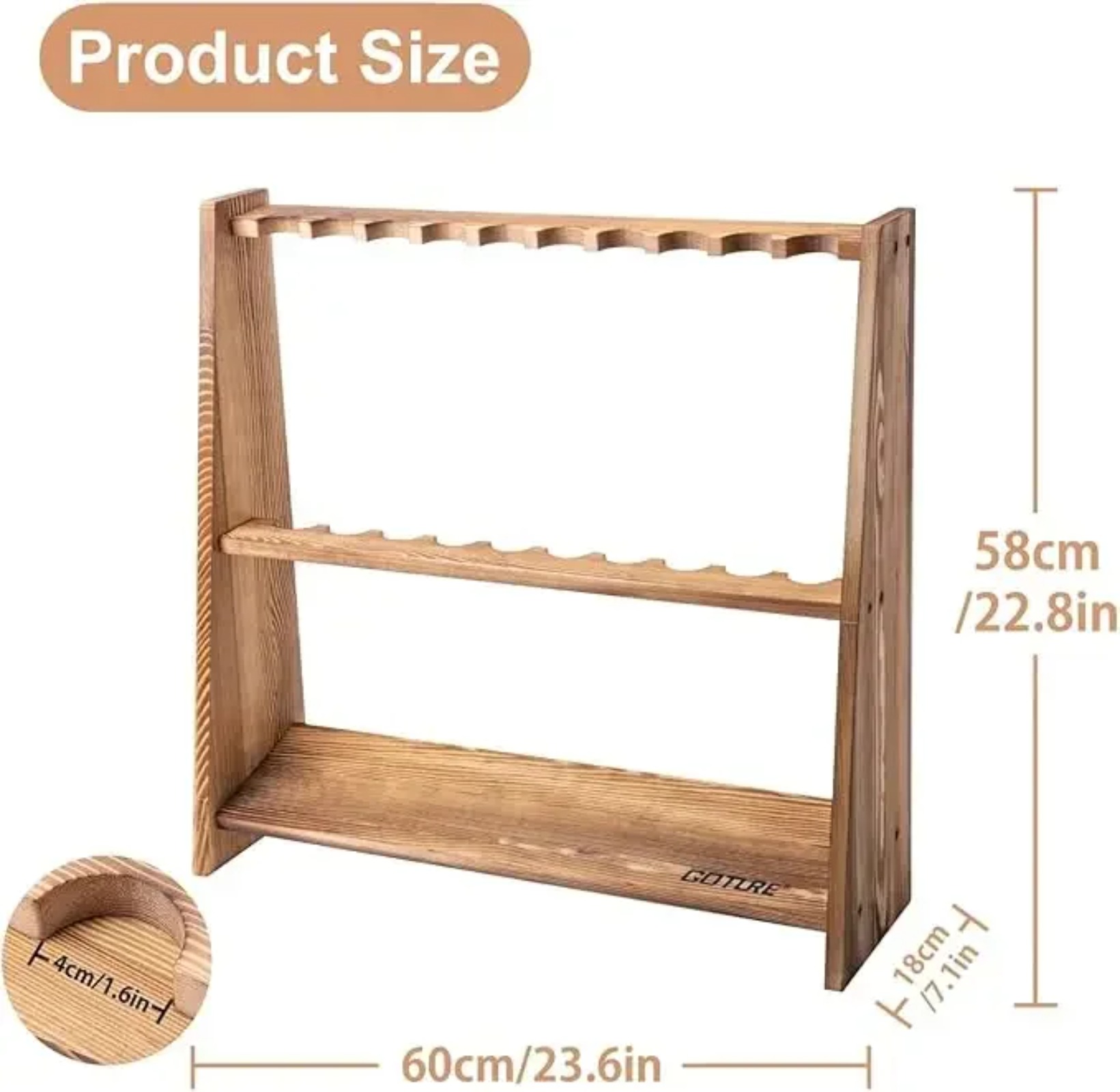 고투어 탄화소나무 낚싯대 거치대 10슬롯 플로어형 낚싯 - Fishing Equipment Holder 리뷰 및 가격
