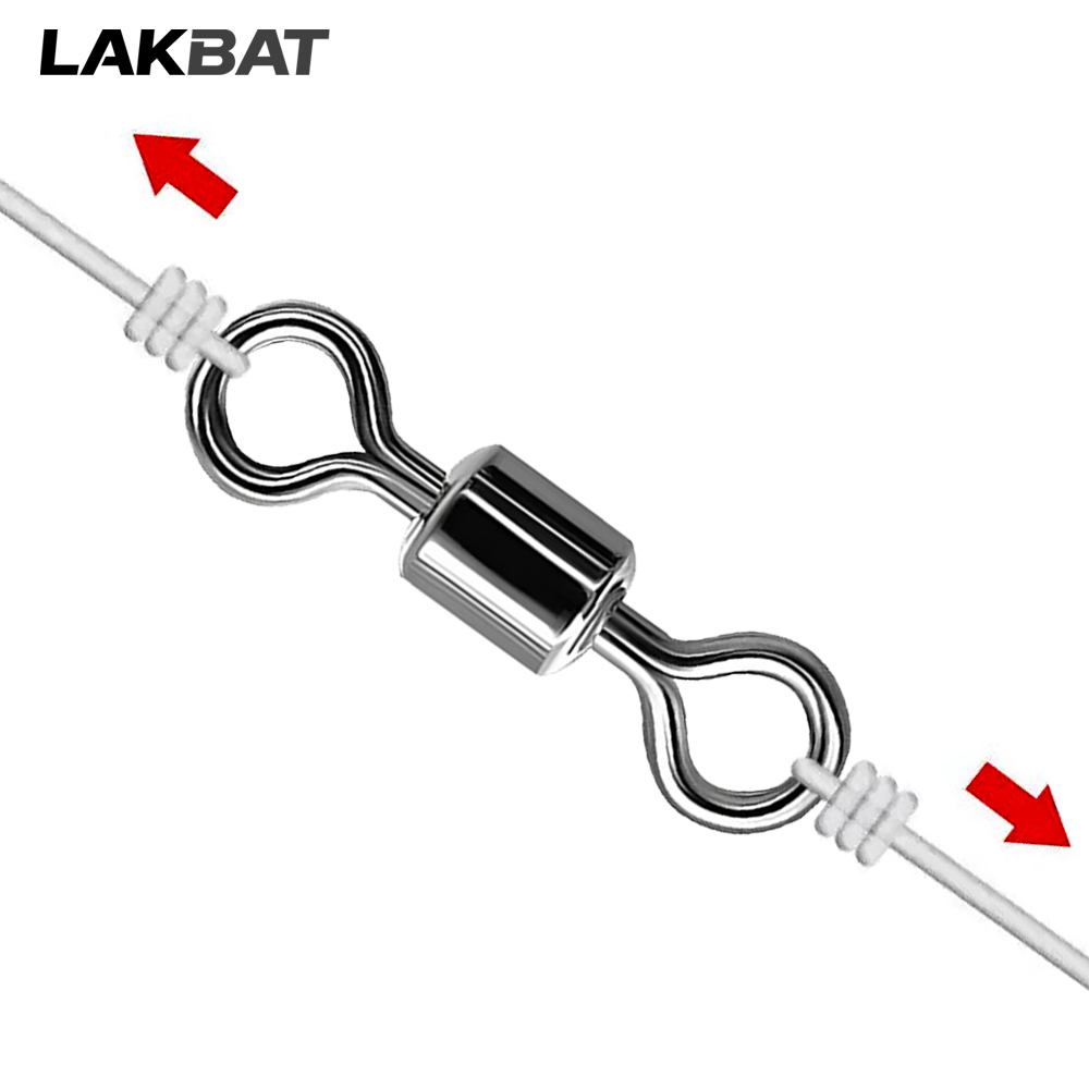 100개 스테인리스 스틸 낚시 스위벨 베어링 롤링 커넥 - Fishing Equipment Tackle 리뷰 및 가격