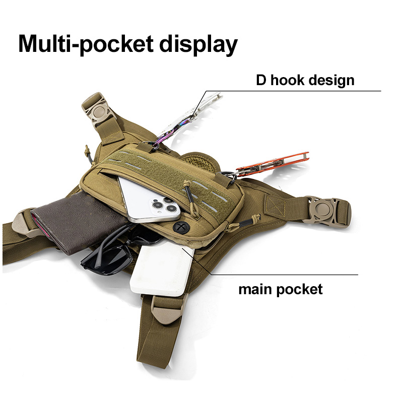 전술용 앞가슴 가방 조끼 캠핑 사냥 숄더백 남성 낚시  - Fishing Backpack 리뷰 및 가격