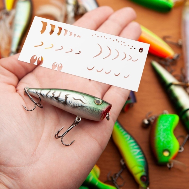 스크랩북 홈 장식 스케치를 위한 6Pcs 낚시 미끼 그 - Fishing Equipment Tackle 리뷰 및 가격