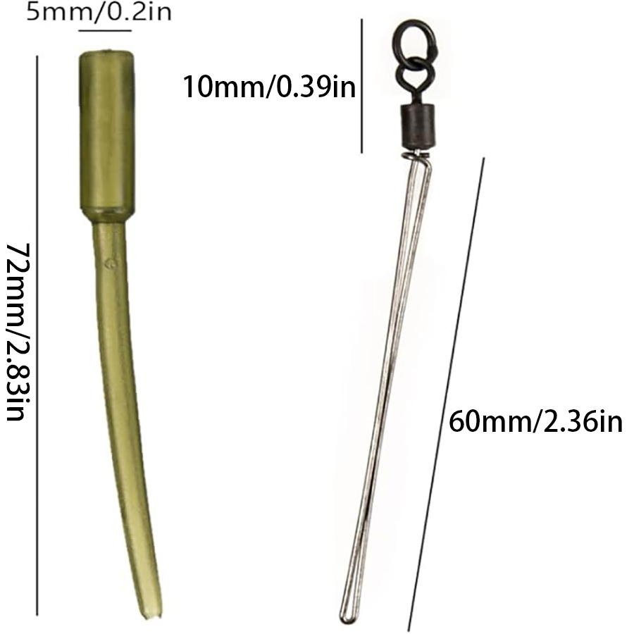 스틸 낚시 스위블 - 잉어 낚시 연결구 및 PVA 튜브 - Fishing Equipment Ebay 리뷰 및 가격