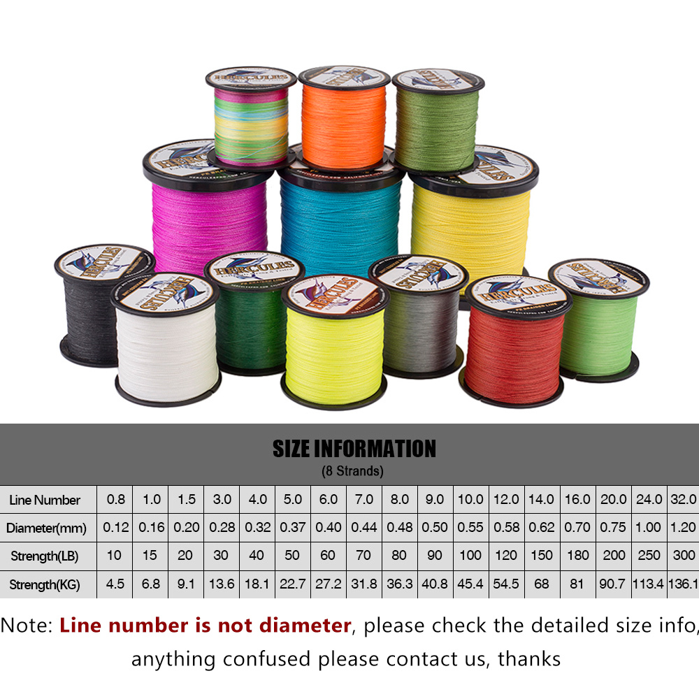 헤라클레스 8 가닥 땋은 10-150LB 낚시 라인 3 - Fishing Equipment Bundle 리뷰 및 가격