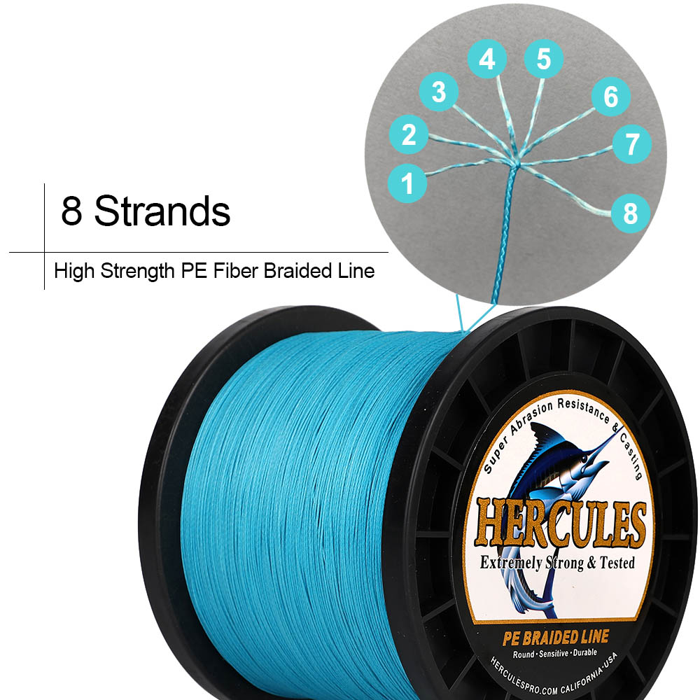 헤라클레스 8 가닥 땋은 10-150LB 낚시 라인 3 - Fishing Equipment Bundle 리뷰 및 가격