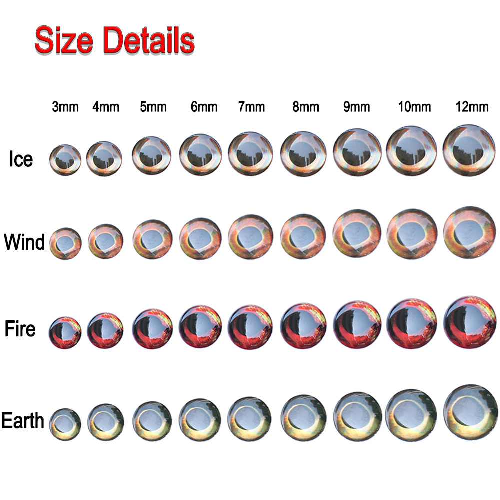 ICERIO 100PCS 홀로그램 3D 4D 물고기 눈 - Fly Fishing Set 리뷰 및 가격