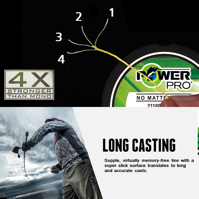 오리지널 POWER PRO SSV2 8 가닥 300Yd - Fishing Equipment Bundle 리뷰 및 가격
