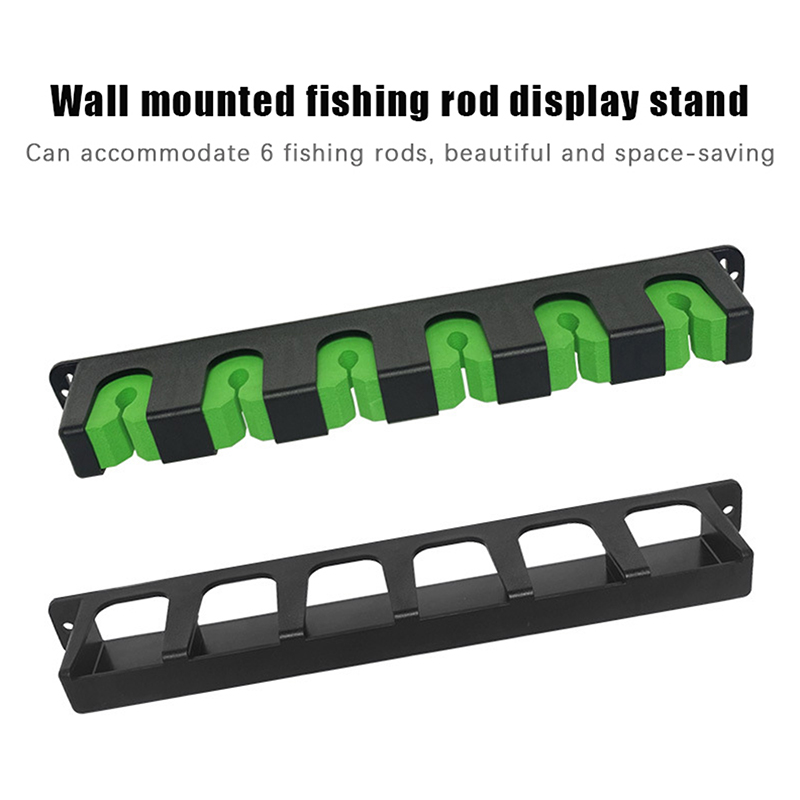 새로운 낚싯대 홀더 6개 낚싯대 거치대 수직형 벽걸이  - Fishing Equipment Holder 리뷰 및 가격