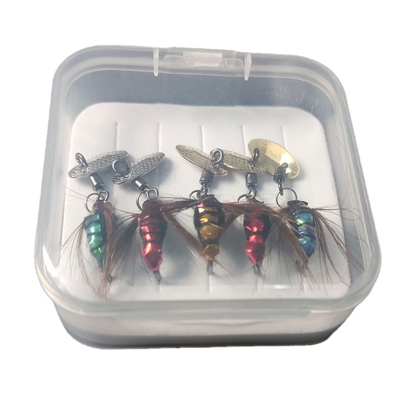 T34C 스팽글 루어 미끼 인공 플라이 훅 마이크로 오 - Fly Fishing Set 리뷰 및 가격