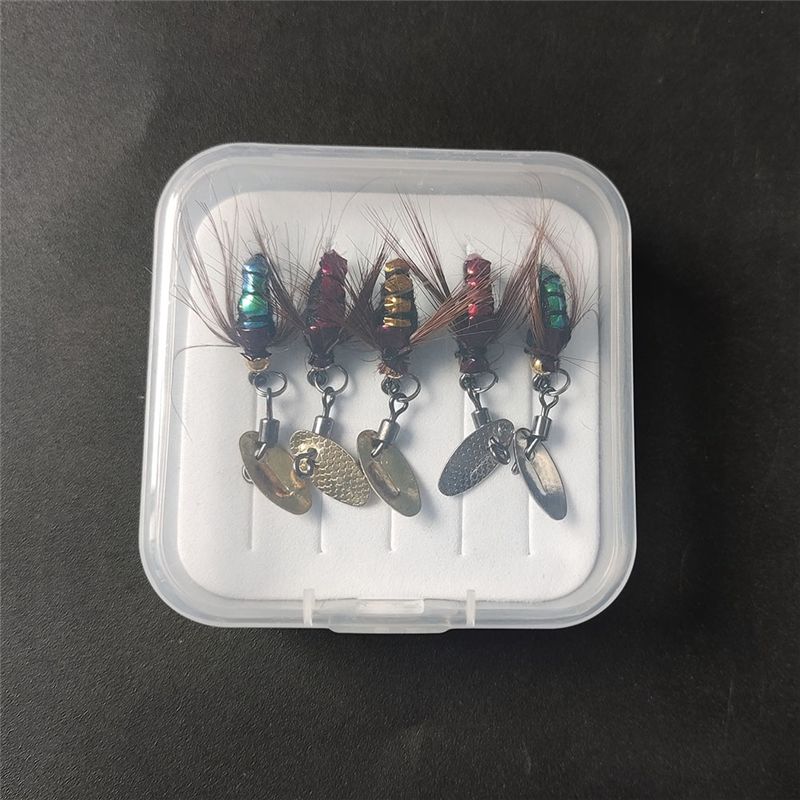 T34C 스팽글 루어 미끼 인공 플라이 훅 마이크로 오 - Fly Fishing Set 리뷰 및 가격