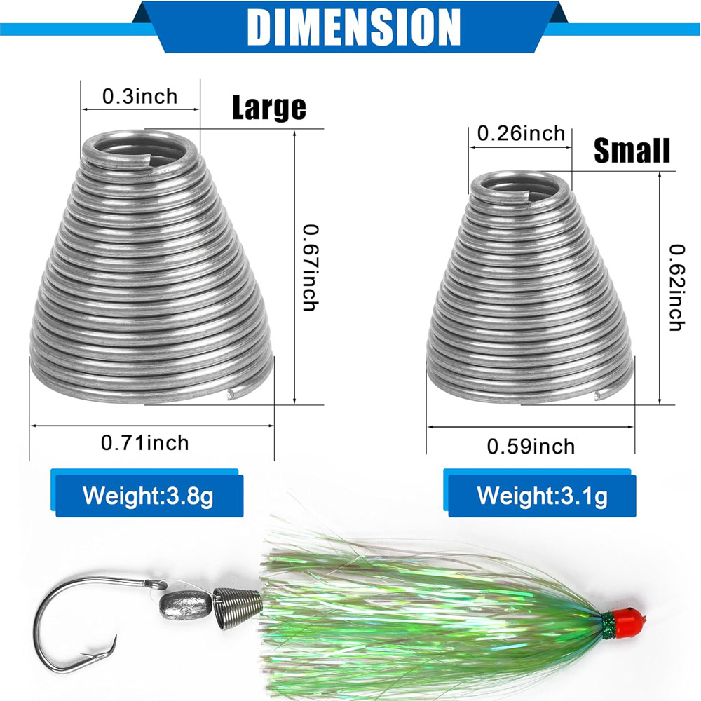 20Pcs Ballyhoo 미끼 장비 스프링 스테인레스 - Fishing Equipment Tackle 리뷰 및 가격