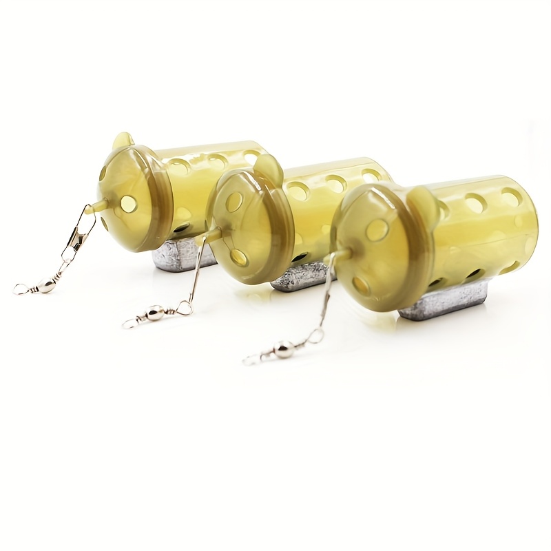 6개입 잉어 낚시용 미끼통 세트, 가중 미끼 케이지 포 - Fishing Equipment Holder 리뷰 및 가격