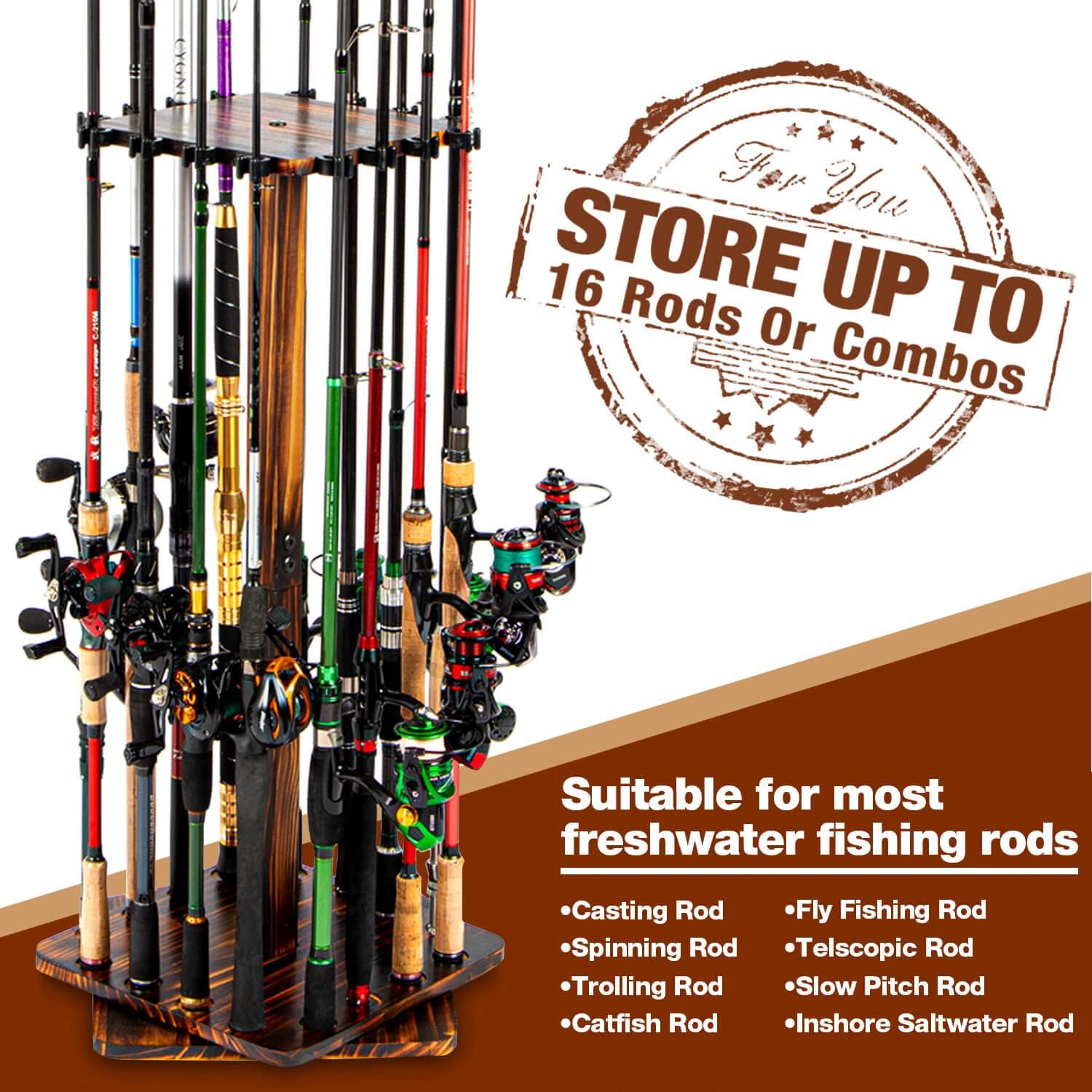 차고용 낚싯대 홀더 360도 회전 낚싯대 랙, 바닥 스 - Fishing Equipment Holder 리뷰 및 가격