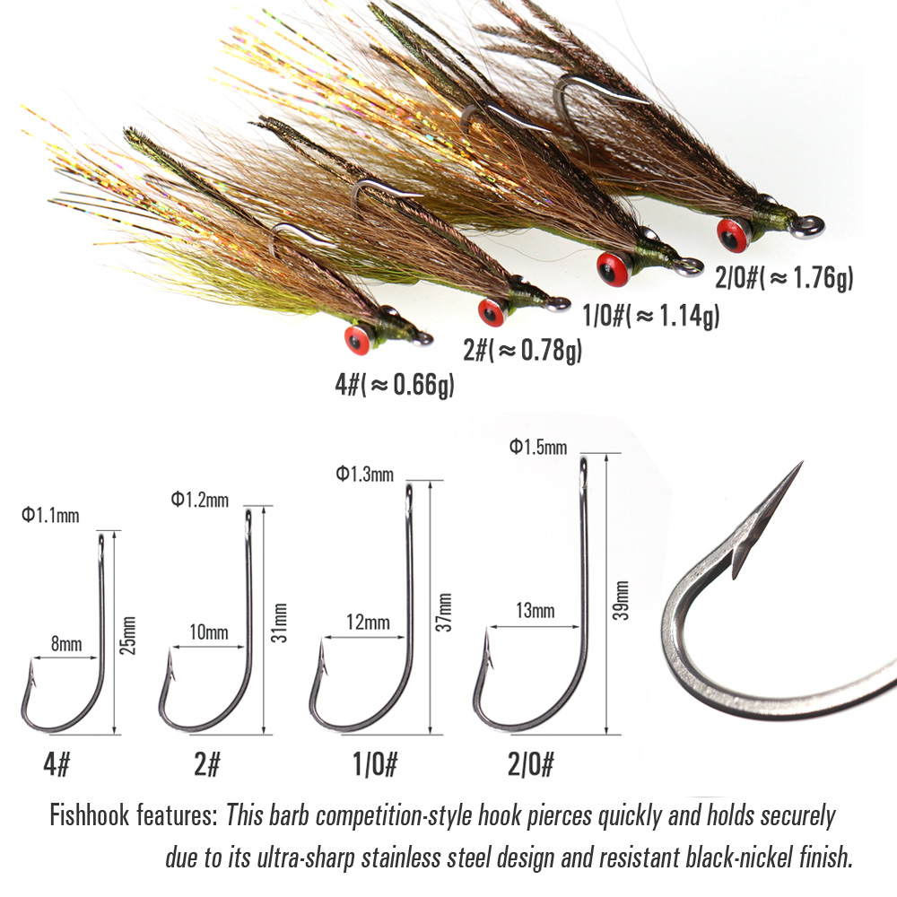 Wifreo 미노우 스트리머 플라이 미끼 송어 배스 스 - Fly Fishing Set 리뷰 및 가격