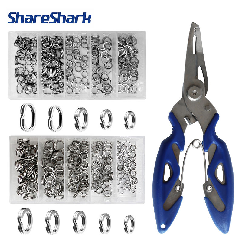 ShareShark 200개 스테인리스 스틸 스플릿 링 - Fishing Equipment Tackle 리뷰 및 가격