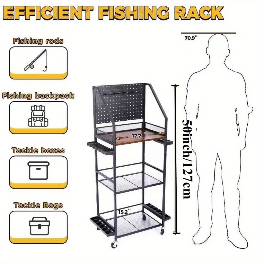 차고용 낚싯대 홀더, 페그보드 후크가 있는 12개 낚싯 - Tackle Box 리뷰 및 가격